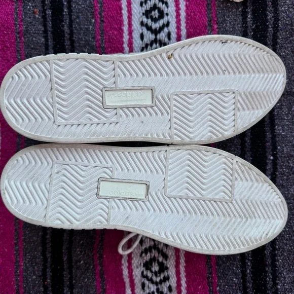 IVY PARK White and Cream Platform Sneakers - Picture 4 of 5